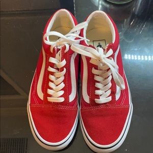 Red Old Skool Vans